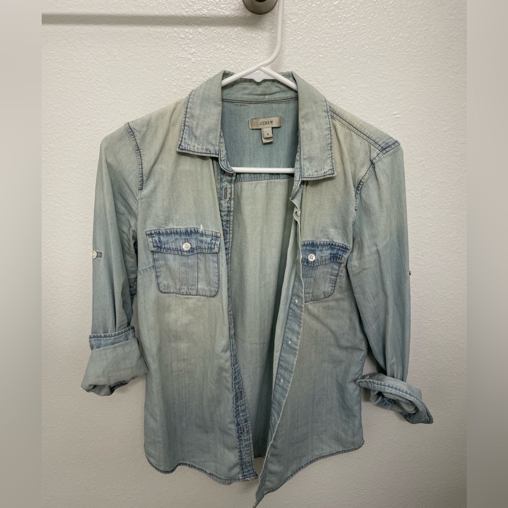 J. Crew denim dress shirt